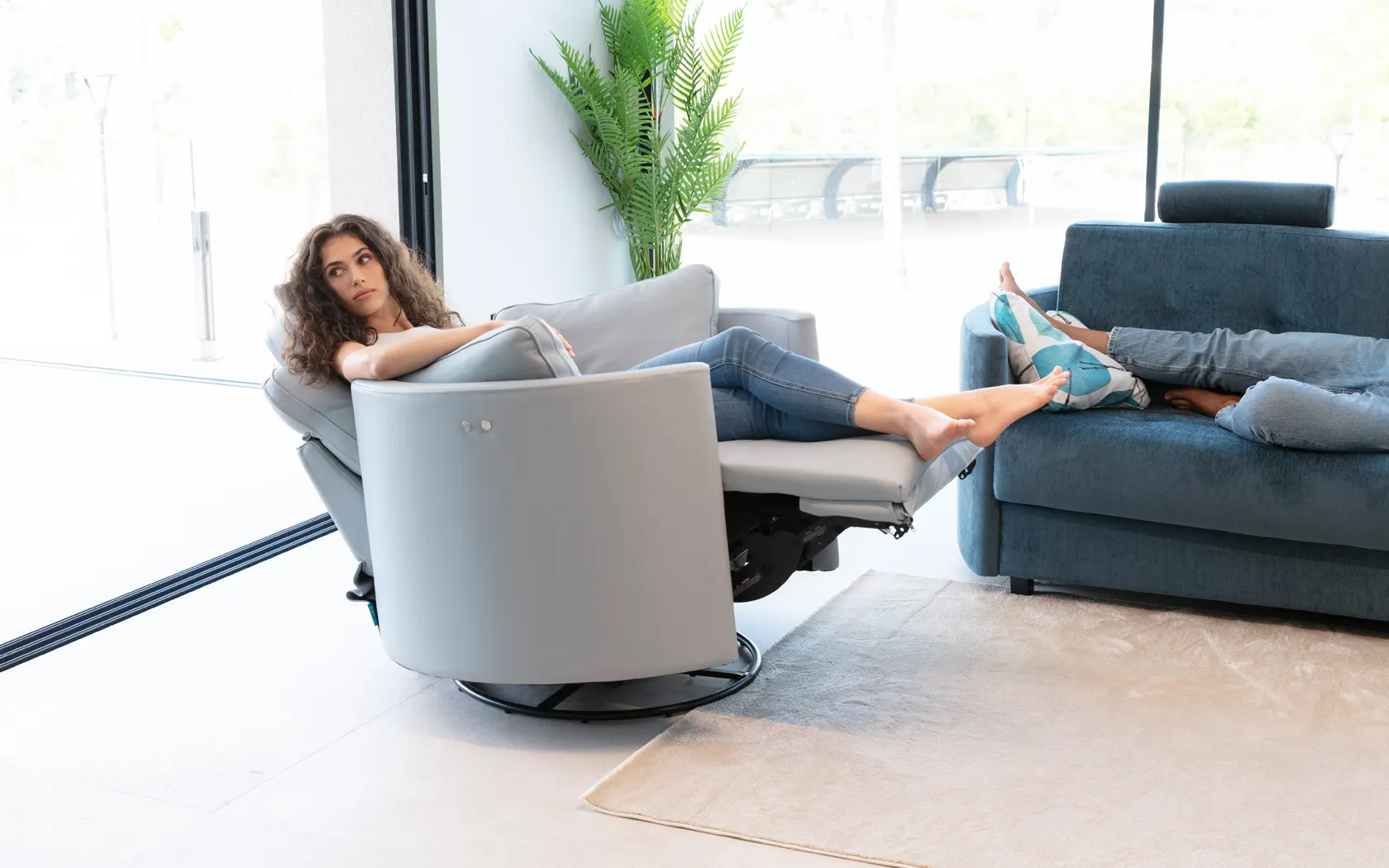 Silla Sillón Reclinable Sofá individual,Girs FurnitureR Moderno