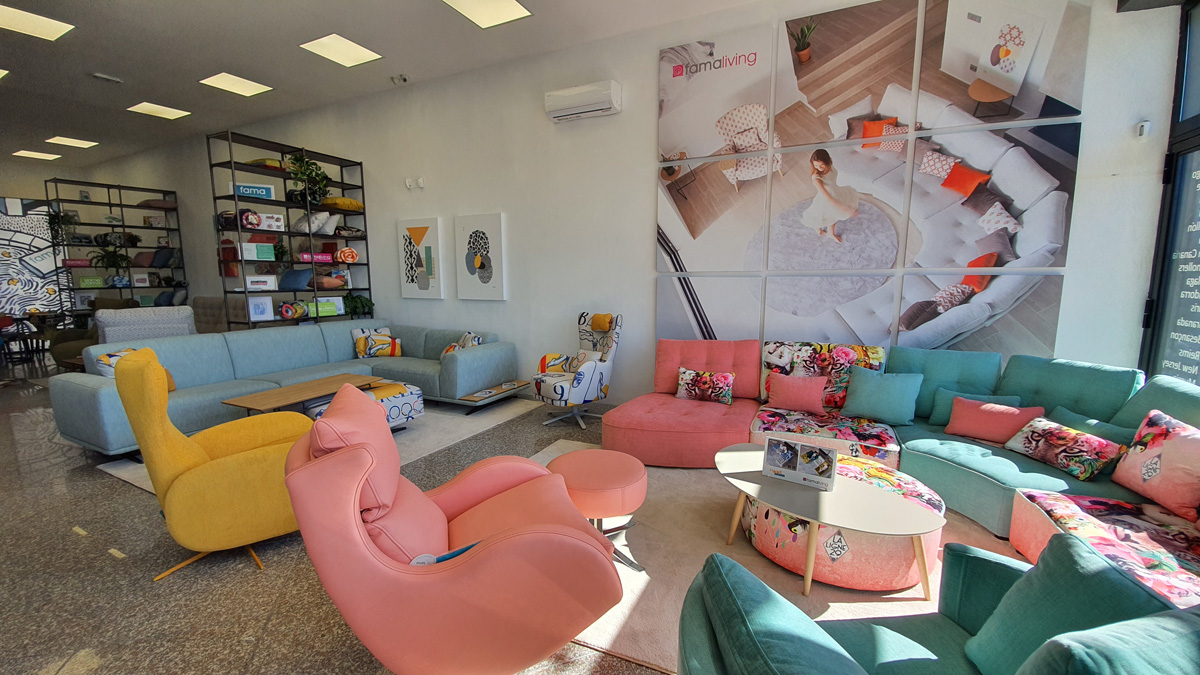 Famaliving arrived in Rome - News | Fama Sofas