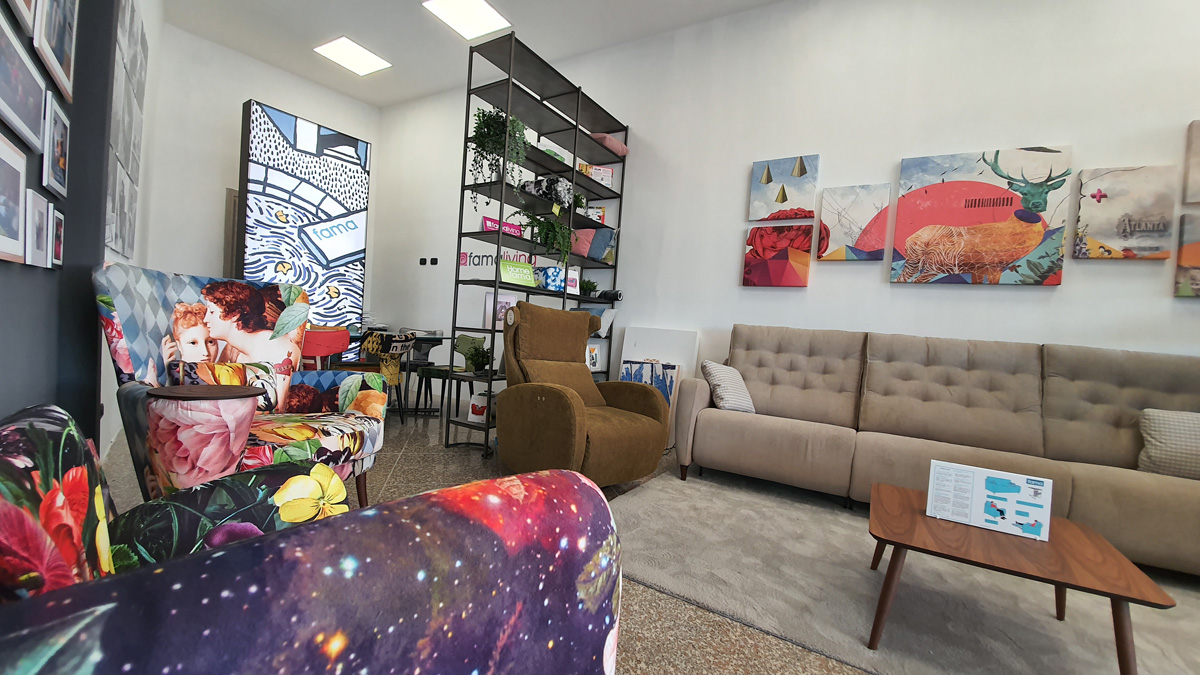 Famaliving arrived in Rome - News | Fama Sofas