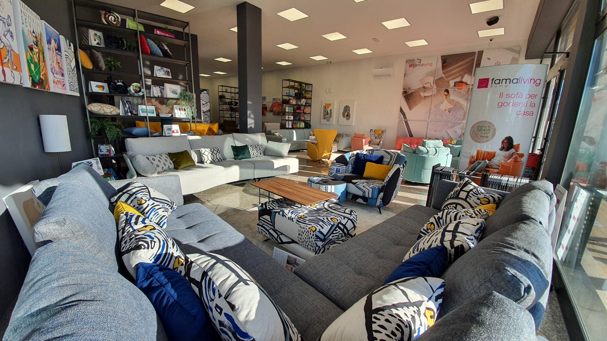 Famaliving arrived in Rome - News | Fama Sofas