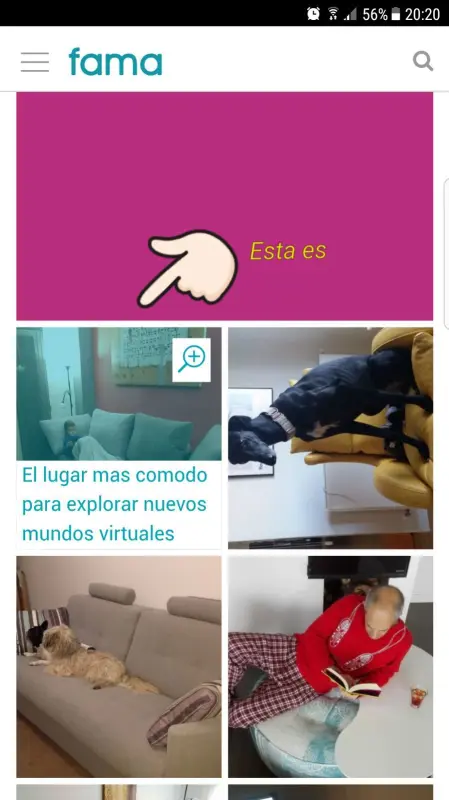 El lugar más cómodo para explorar nuevos mundos virtualesfama