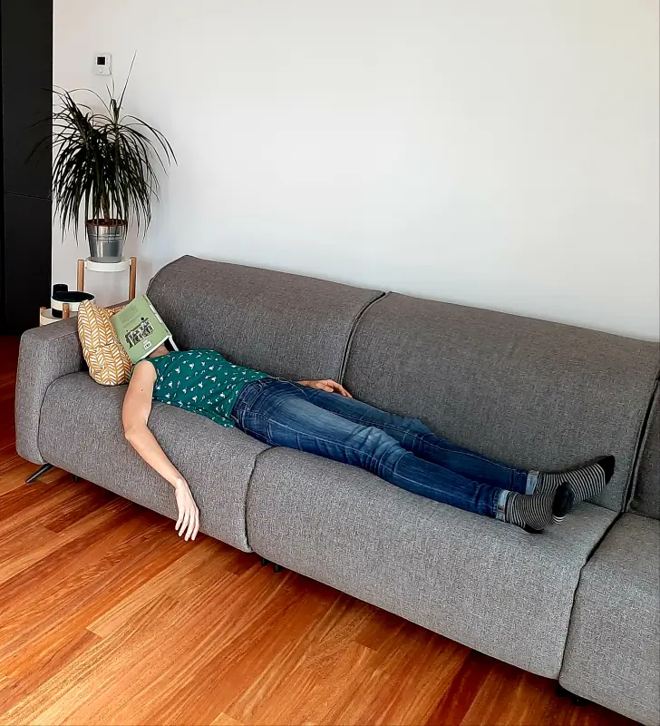 Tarde de sofá y libro