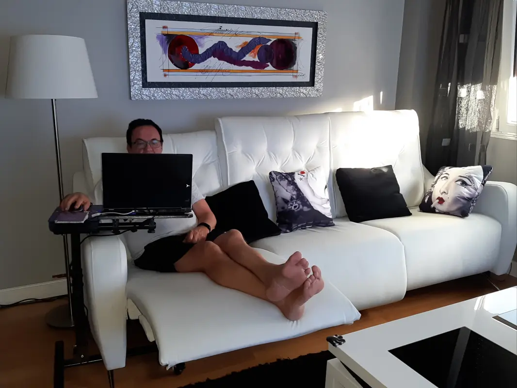 Esto sí es teletrabajar