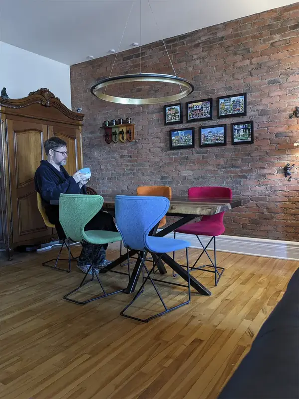 5 Chaises Multicolores