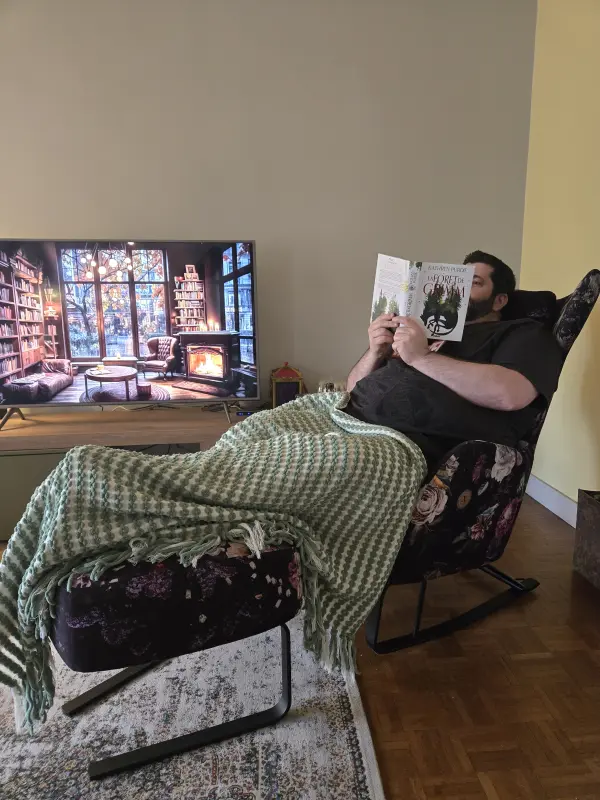 Profiter de son livre dans son fauteuil.