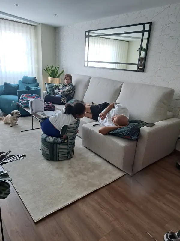 Disfrutando en familia