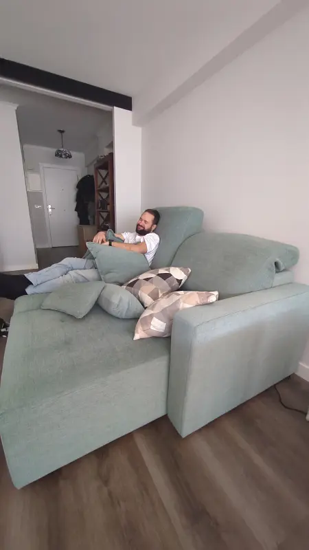 Buen sofá para mí herniado