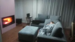 Descansando después de un día duro de trabajo