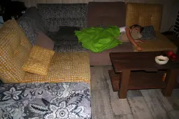 nuestro arianne es más cómodo que la cama!!