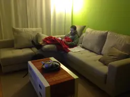 Cómodamente trabajando....