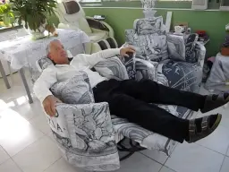 papy au repos