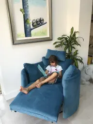 My turn in Nannies chair