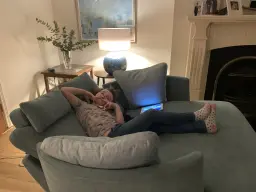 Rainy days are best spent reclining !