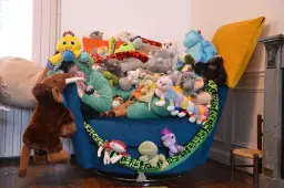 mon Fama, mes doudous et moi!