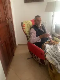 El aperitivo en mis sillón nuevo