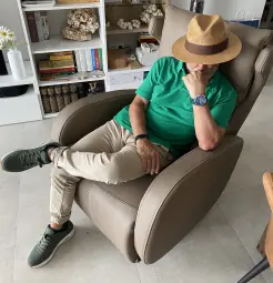 Reflexionando en mi sillón relax