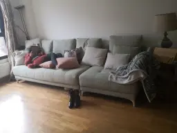 Podría vivir en mi sofá