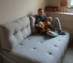 Abrazo famoso María, Mika y Skype