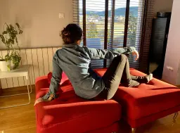 Q bien se está en mis puff