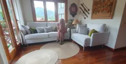 DISFRUTANDO DEL SOFA