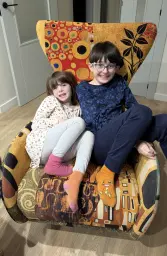 Diego e Iris descansando