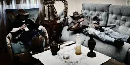 El reposo de los forajidos.