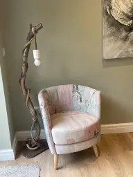 Loving my chic reading chair!