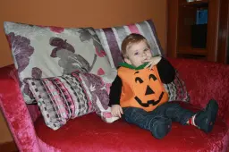 Sofa divino con calabaza