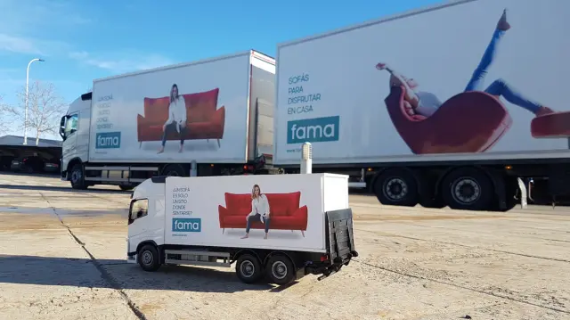 New image in our trucks. - News | Fama Sofas