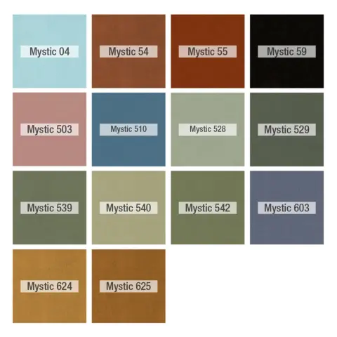 Mystic colores tela Fama 2022