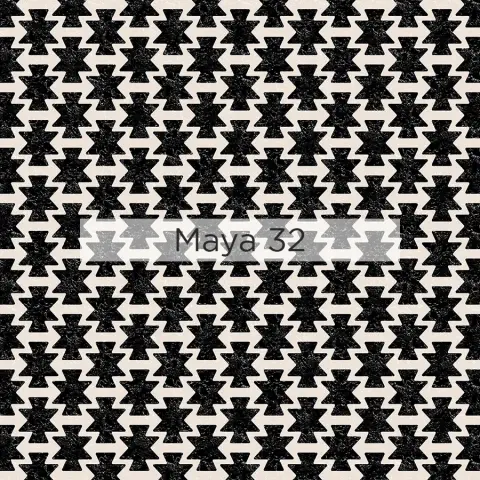 Estampado Maya 32 Black Fama Sofas